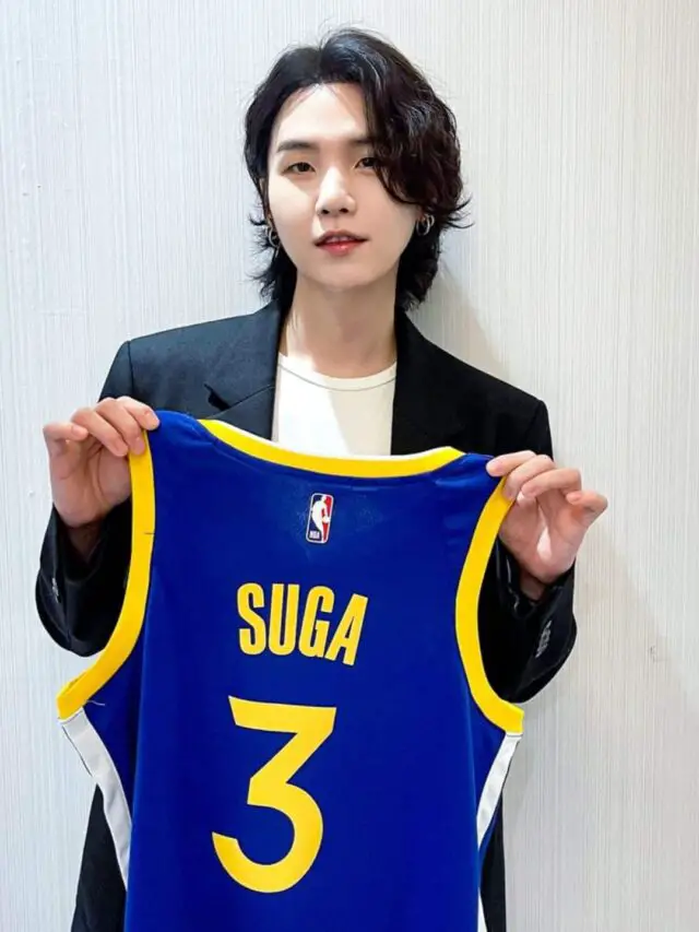 Suga's New NBA Merch Is a Must-Have for Basketball Fan