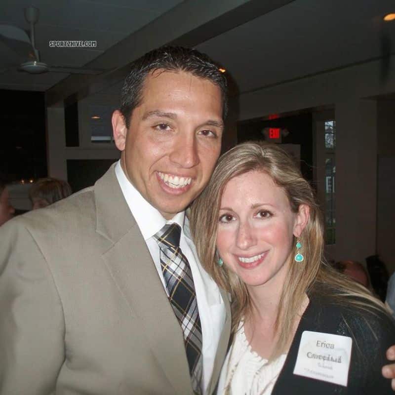 Matt Campbell with his wife, Erica Campbell
