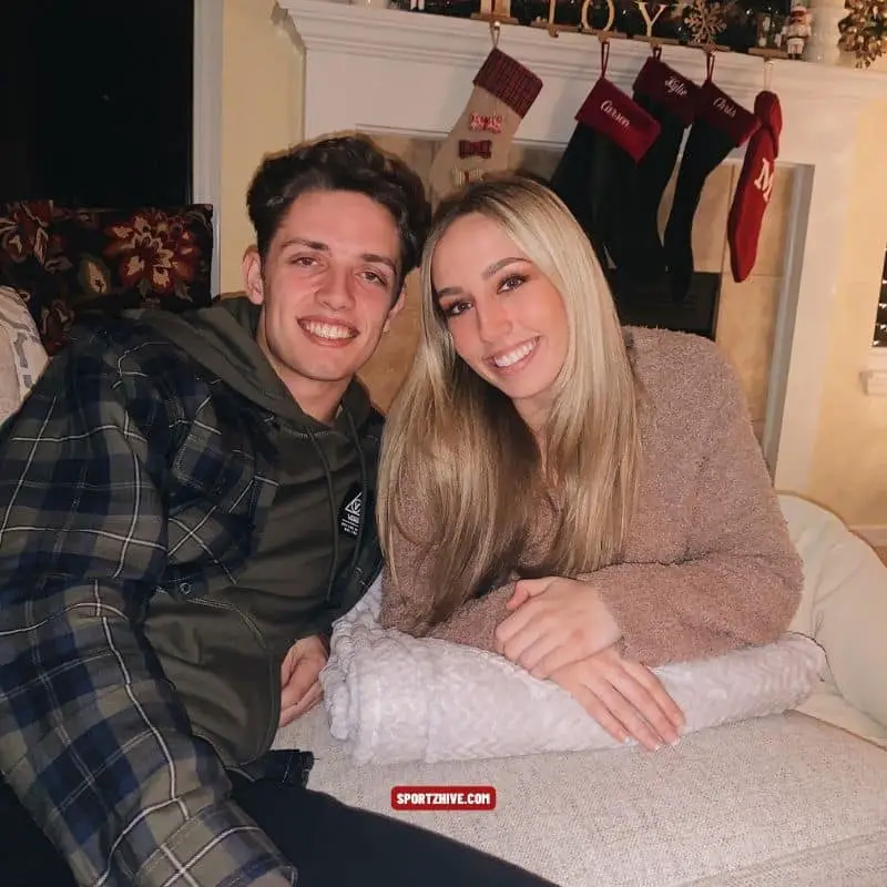 Carson Beck with his Sister, Kylie Beck
